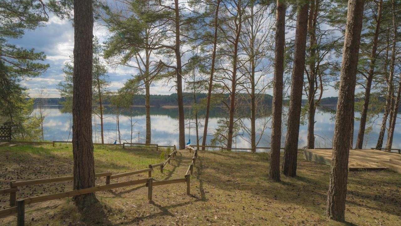 Sloneczny Domek Borsk Nr 2 I 15 - Nad Samym Jeziorem W Pierwszej Linii Exterior foto