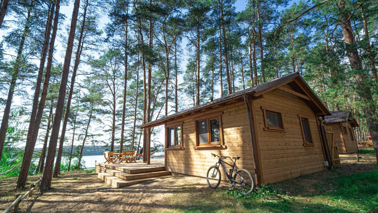 Sloneczny Domek Borsk Nr 2 I 15 - Nad Samym Jeziorem W Pierwszej Linii Exterior foto